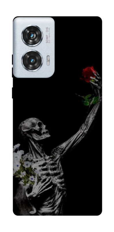 Чехол на Motorola Edge 50 Fusion Skeleton vs Rose фото 1 из 1