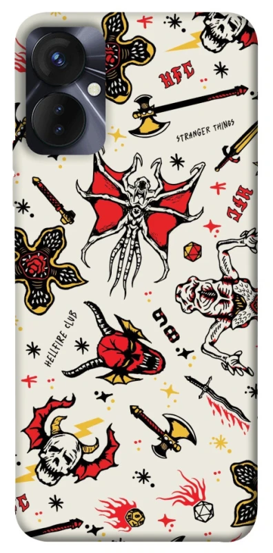 Чохол на TECNO Spark 9 Pro Stranger Things ver.2 фото 1 з 1