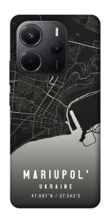 Чохол на Xiaomi Redmi Note 14 5G Mariupol map фото 1 з 1