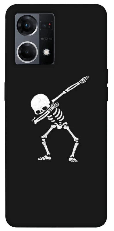 Чохол на Oppo Reno 7 4G Halloween skeleton фото 1 з 1