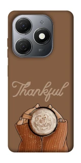 Чехол на TECNO Spark 20 Thankful coffee фото 1 из 1