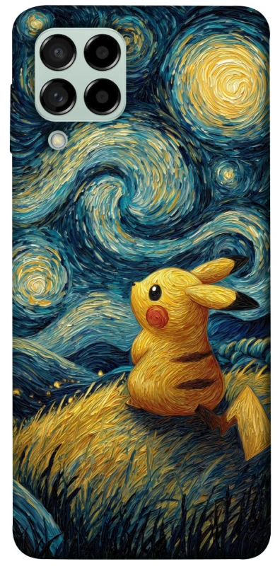 Чохол на Samsung Galaxy M53 5G Pikachu and Van Gogh фото 1 з 1