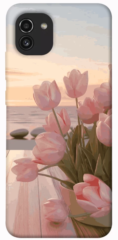 Чохол на Samsung Galaxy A03 Morning Flowers zon фото 1 з 1