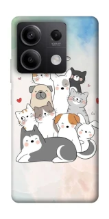 Чехол на Xiaomi Redmi Note 13 5G Funny Pets ver.2 фото 1 из 1