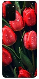 Чохол на Samsung Galaxy S20+ Червоні тюльпани фото 1 Чохол на Samsung Galaxy S20+ Червоні тюльпани фото 1 з 1