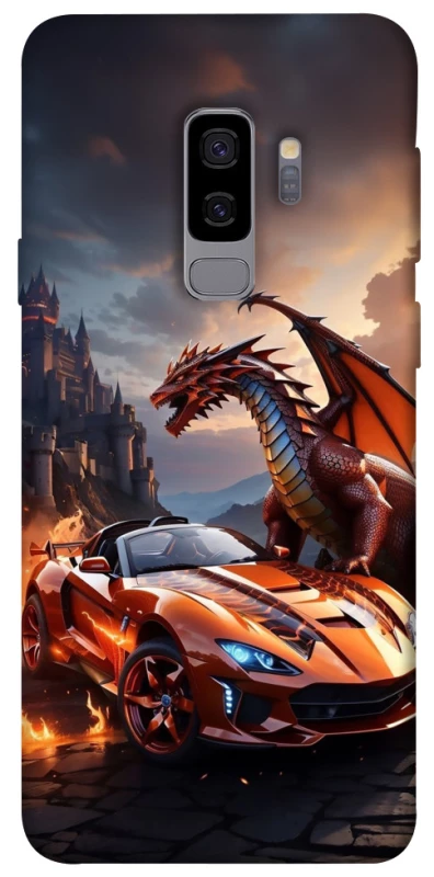 Чехол на Samsung Galaxy S9+ Сar and dragon фото 1 из 1