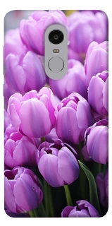 Чехол на Xiaomi Redmi Note 4X / Note 4 (Snapdragon) Фиолетовые тюльпаны фото 1 из 1