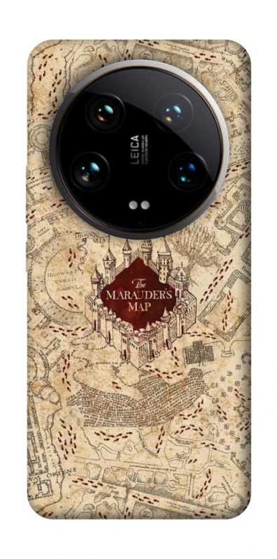 Чохол на Xiaomi 14 Ultra Harry Potter Marauder's Map фото 1 з 1