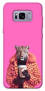 Чехол на Samsung G955 Galaxy S8 Plus Леопард с кофе фото 1 из 1