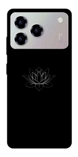 Чохол на ZTE Blade A76 Black Lotus фото 1 з 1