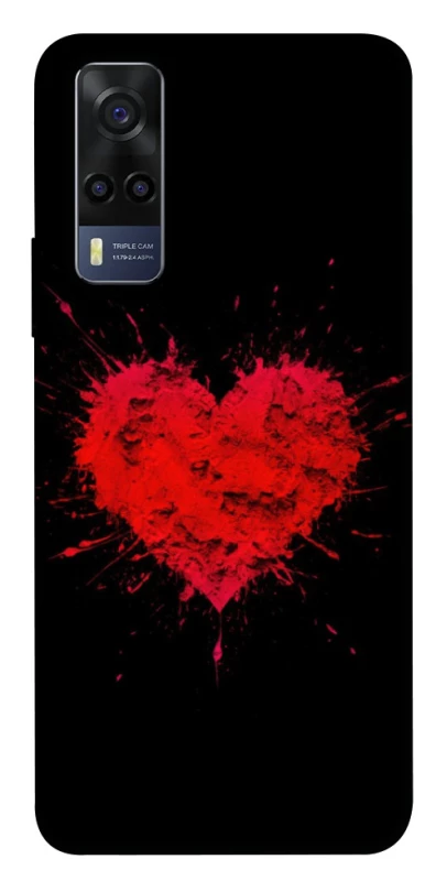 Чохол на Vivo Y53s Splash heart фото 1 з 1
