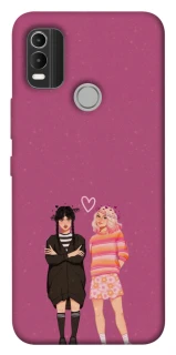 Чехол на Nokia C21 Plus Raven & Rainbow Wednesday фото 1 из 1