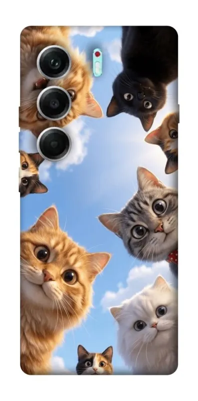 Чехол на Tecno Camon 40 Pro Cats фото 1 из 1