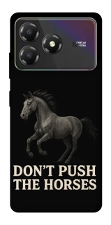 Чехол на ZTE Blade A36 Don't push the horses фото 1 из 1
