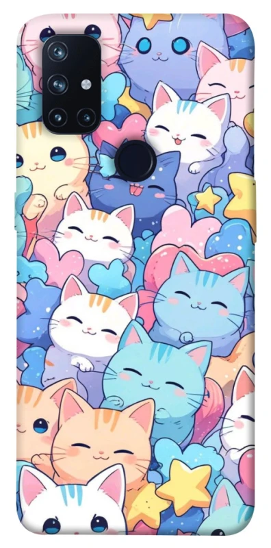 Чохол на OnePlus Nord N10 5G Funny Kittens ver.3 фото 1 з 1