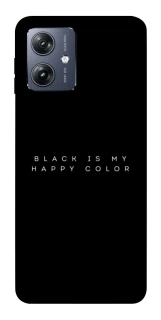 Чохол на Motorola Moto G54 Black color фото 1 Чохол на Motorola Moto G54 Black color фото 1 з 1