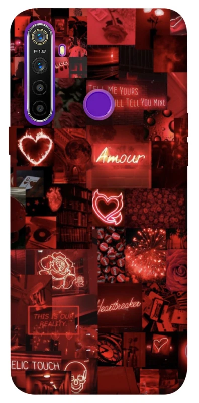 Чохол на Realme 5 Love collage ver.6 фото 1 з 1