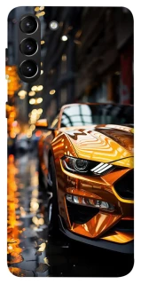 Чохол на Samsung Galaxy S21+ Golden sports car фото 1 з 1