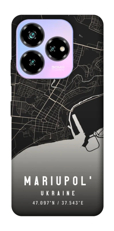 Чехол на ZTE Nubia V60 Desing Mariupol map фото 1 из 1