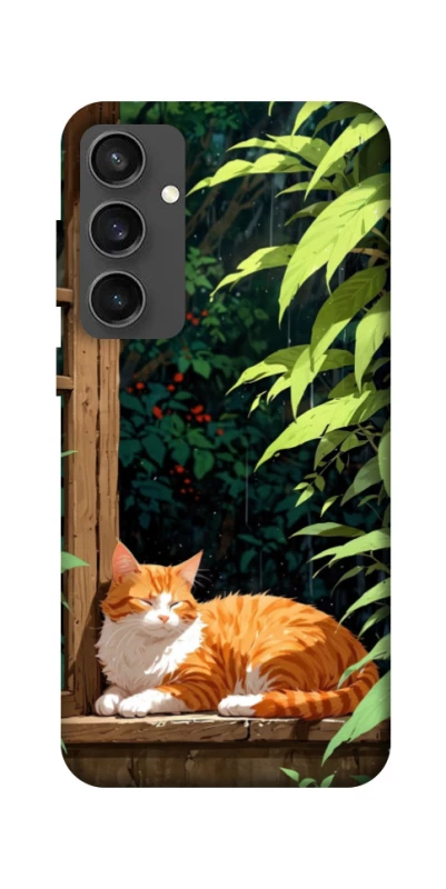 Чохол на Samsung Galaxy S24 FE red cat фото 1 з 1