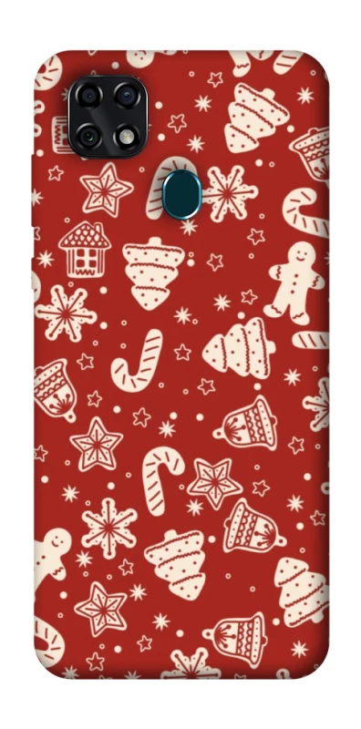 Чехол на ZTE Blade 20 Smart Новогодний v3 фото 1 из 1