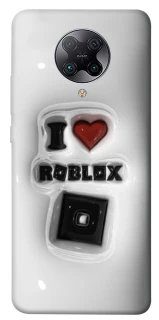 Чохол на Xiaomi Redmi K30 Pro / Poco F2 Pro I love Roblox фото 1 з 1