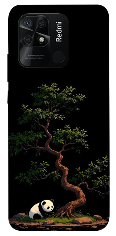 Чехол на Xiaomi Redmi 10C Panda and tree фото 1 из 1