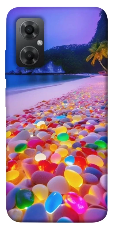 Чехол на Xiaomi Redmi Note 11R Светящиеся камни на берегу фото 1 из 1