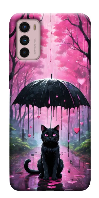 Чохол на Motorola Moto G42 Black cat фото 1 з 1