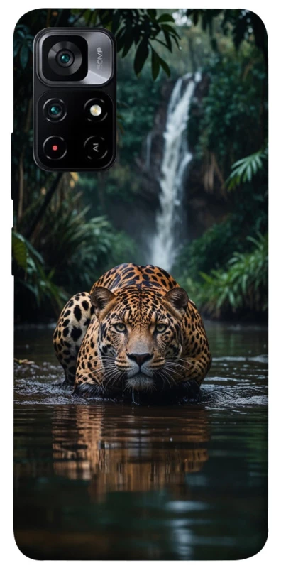 Чохол на Xiaomi Poco M4 Pro 5G Leopard in water фото 1 з 1