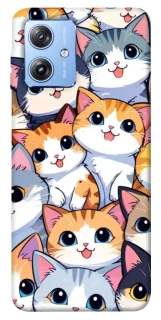 Чохол на Motorola Moto G84 Cute Cat v2 фото 1 з 1