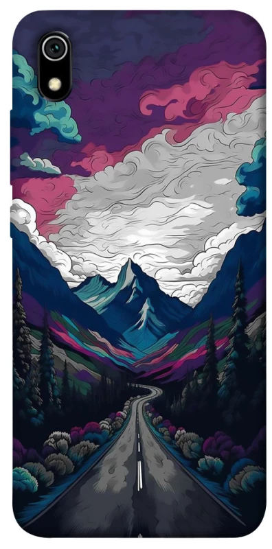 Чехол на Xiaomi Redmi 7A Нарисованные горы фото 1 из 1