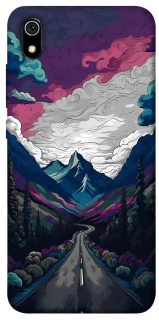 Чехол на Xiaomi Redmi 7A Нарисованные горы фото 1 из 1