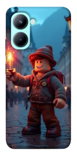 Чехол на Realme C33 Roblox Fire Logo Blue Flames фото 1 из 1