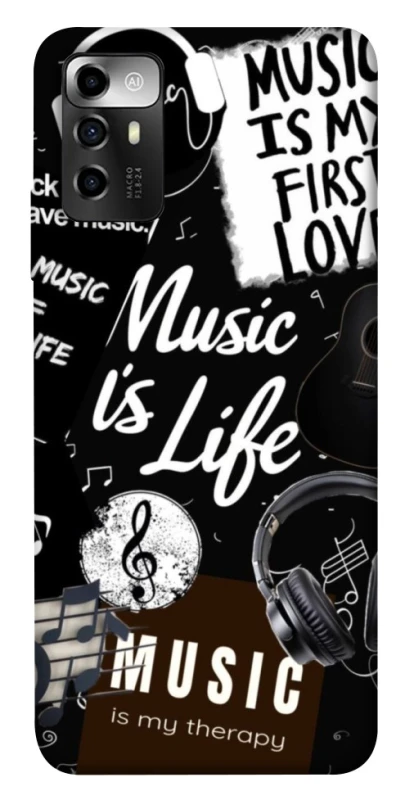 Чохол на ZTE Blade A72 Music is Life фото 1 з 1