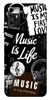 Чехол на ZTE Blade A72 Music is Life фото 1 из 1
