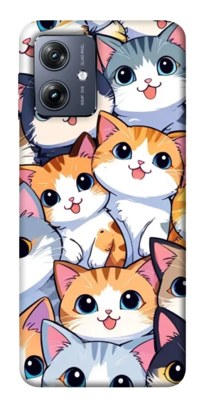 Чохол на Motorola Moto G54 Cute Cat v2 фото 1 Чохол на Motorola Moto G54 Cute Cat v2 фото 1 з 1