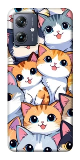 Чохол на Motorola Moto G54 Cute Cat v2 фото 1 Чохол на Motorola Moto G54 Cute Cat v2 фото 1 з 1