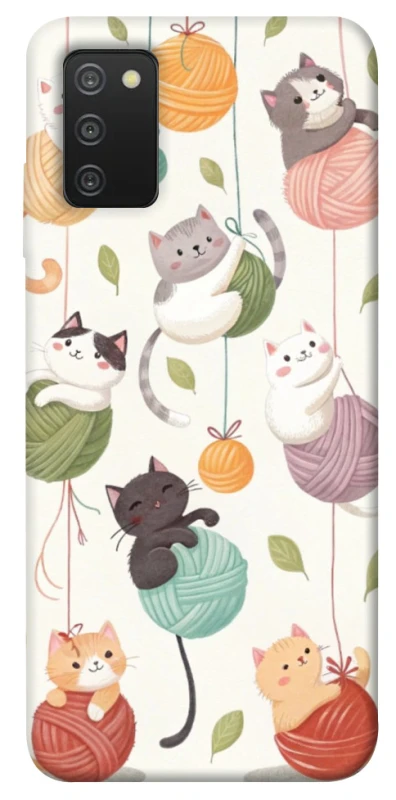 Чохол на Samsung Galaxy A03s Funny Kittens фото 1 з 1