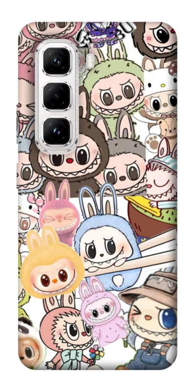 Чохол на Infinix Hot 50 Pro All Labubus фото 1 з 1