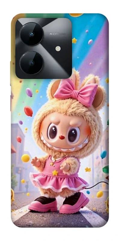 Чохол на Realme Note 60x Labubu rainbow фото 1 з 1
