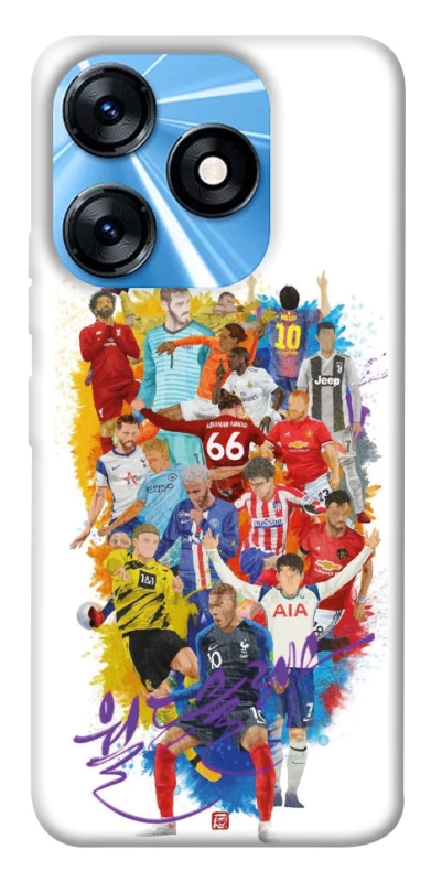 Чехол на TECNO Spark 10 Football Abstract v2 фото 1 из 1