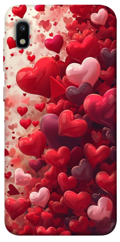 Чехол на Samsung Galaxy A10 (A105F) Many hearts фото 1 из 1