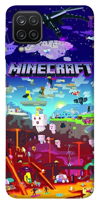 Чехол на Samsung Galaxy A12 Minecraft world фото 1 из 1