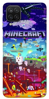 Чехол на Samsung Galaxy A12 Minecraft world фото 1 из 1