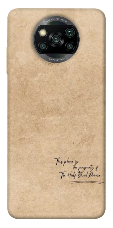 Чохол на Xiaomi Poco X3 NFC / Poco X3 Pro Harry Potter Half-Blood Prince фото 1 з 1