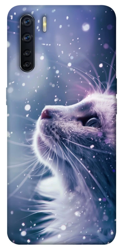 Чохол на Oppo A91 Snow cat фото 1 з 1