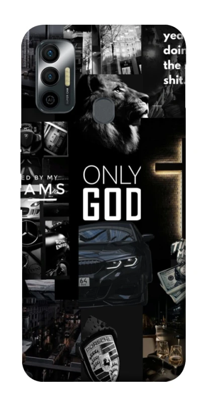 Чехол на TECNO Spark 7 Only God фото 1 из 1