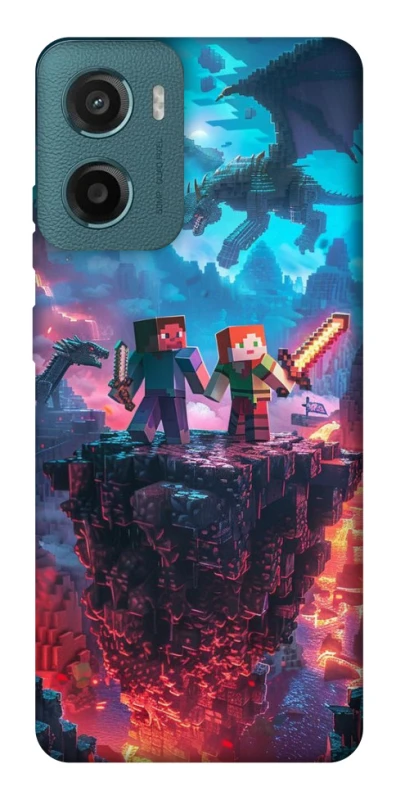 Чохол на Motorola Moto G06 Minecraft v3 фото 1 з 1