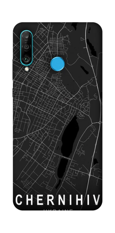 Чохол на Huawei P30 lite Chernihiv map фото 1 з 1